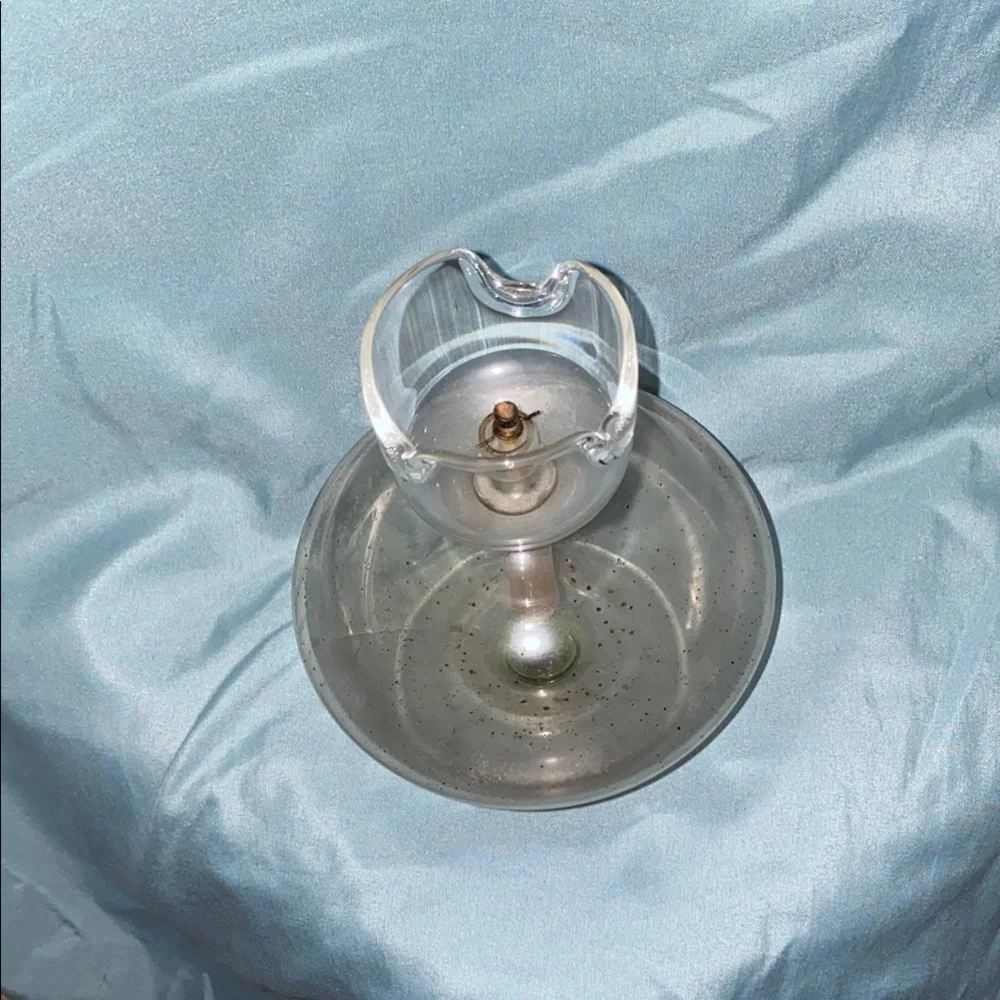 Box48 Vintage Elegant Oil Glass Lamp